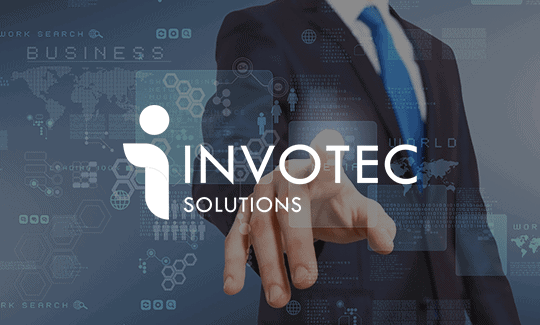 Invotec Solutions Logo White with Background