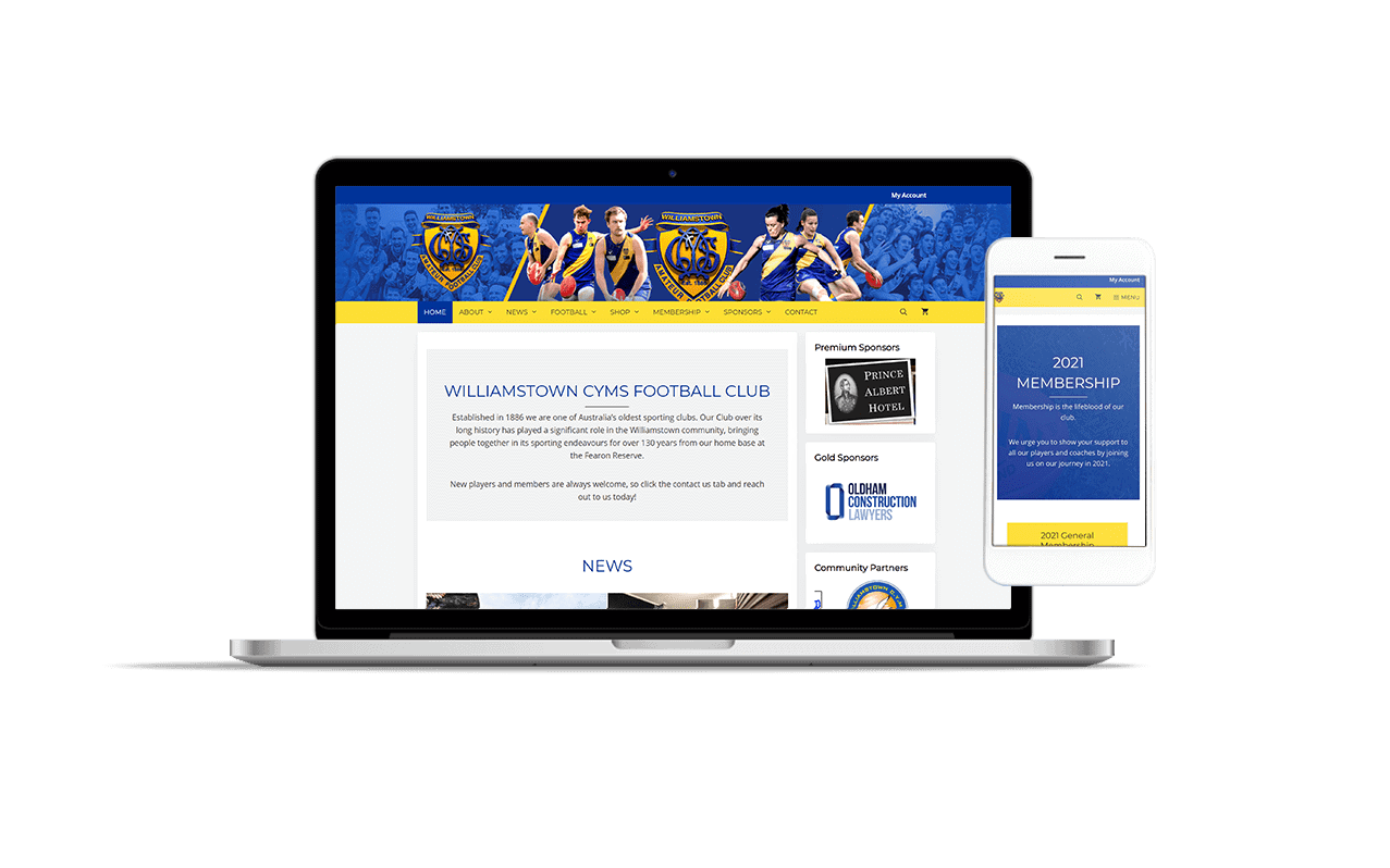 williamstowncyms mobile responsive